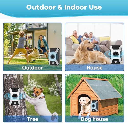 Bubbacare Anti-Bell Ultraschall Gerät - Wiederaufladbar Für Hunde Bis 33ft Reichweite