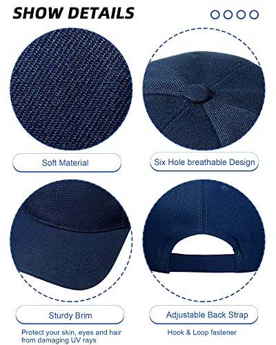 Image of Foaincore 36 Pack Blank Baseball Cap Bulk Adjustable Back Strap Sublimation Hats Plain Unisex Trucker Hat for Men Women