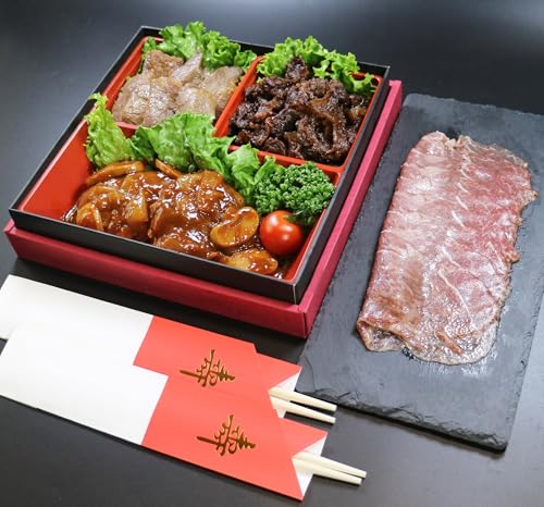 「肉のいとう」A5ランク仙台牛 お肉 おせち料理 2026 一段重 2人前 4品 冷凍おせち お届け日：12月30日 美食サークルのサムネイル