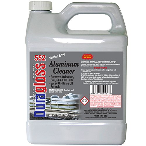 Duragloss 552 Marine and RV Aluminum Cleaner and Brightener, 1 Gallon, 1 Pack