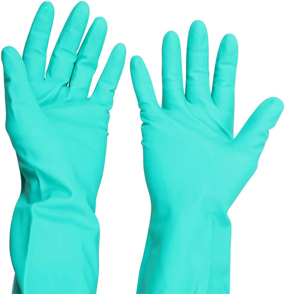 guanti di gomma per la pulizia pesante