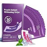 28 Piezas Tiras Blanqueadoras Dientes, Teeth Whitening Strips, Blanqueador Dental en Casa, Kit Blanqueamiento Dental, Rápido y Eficace, Blanqueamiento Delicado, Para el Café Vino