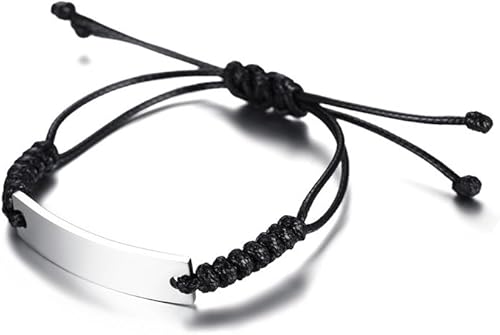 Miniatura 3 de VNOX Pulsera de identificación de identificación de alerta médica de emergencia con grabado personalizado gratis para mujeres, hombres, niños, 4-9