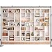 Maijoeyy 7x5ft White Bookshelf Backdrop Bookcase Backdrop for Office & Home Office Decoration