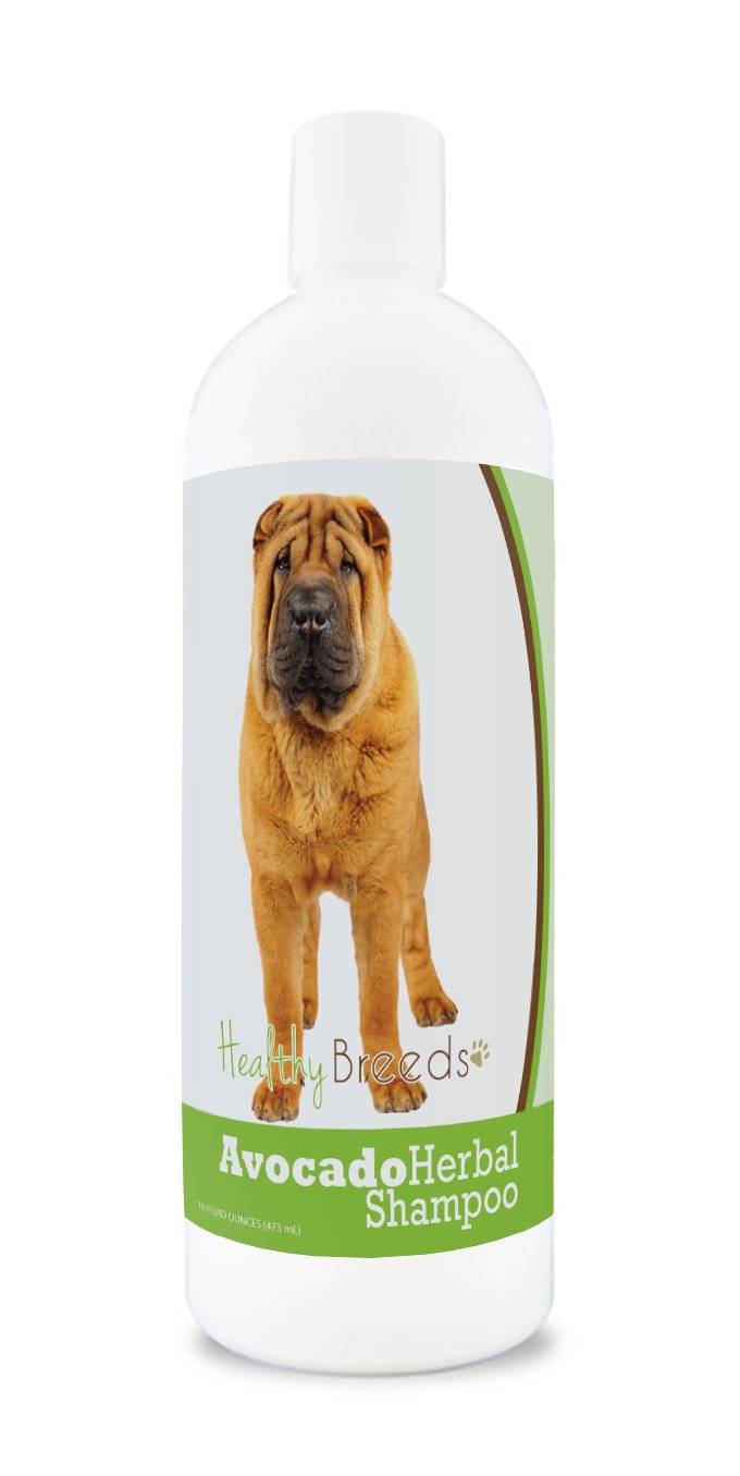 Healthy Breeds Chinese Shar Pei Avocado Herbal Dog Shampoo 16 oz