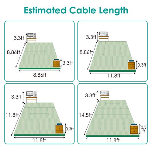 Cable LAN plano azul metálico CAT7 5m ELECOM miniatura 2