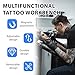 Chbvvik Salon Multifunctional Dual Stands Tattoo Workstation with LED Tattoo Light& Wheels with Universal Wheels Tattoo Equipment for Tattoo Beauty and Hair Salon Studio