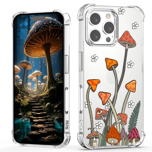 Coque iPhone 16 Pro transparente silicone souple motif floral femme