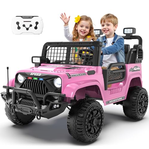 24V Ride On Car for Kids w/Remote Control 2 Seater,