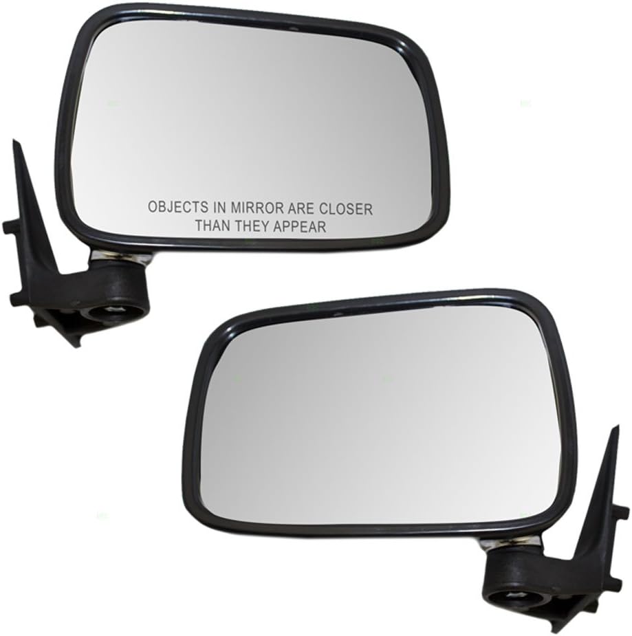 Manual Mirror for 1986-1987 B2000 for 1987-1993 B2200 for 1994-1996 B2300 for 1987-1993 B2600 for 1994-1996 B3000 UE5569180 Set MA1320110
