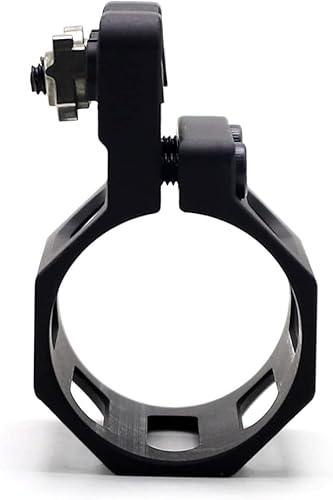 Miniatura 4 de Smith's KIT 1.181 in Offset Ring Fit M-Rail Mount System Linterna Clip Holder Mount Negro