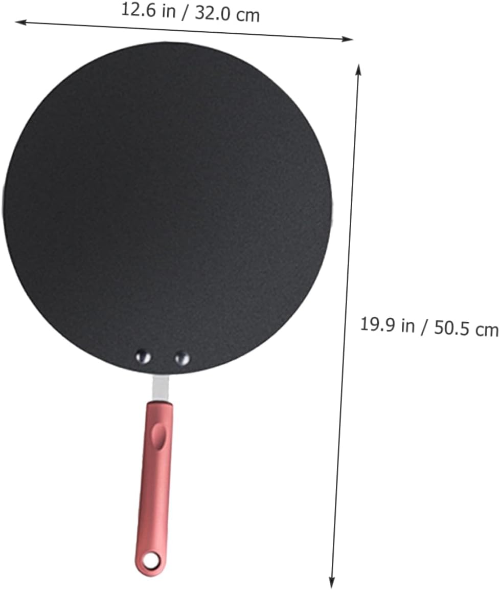 Alipis Nonstick Pancake Frying Pan Multi-function Skillet for Cooking Eggs Crepes Desserts Heat-resistant Easy to Clean Home Restaurant Use