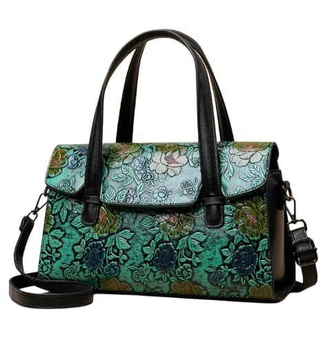 Vintage Handbag Women Leather Shoulder...