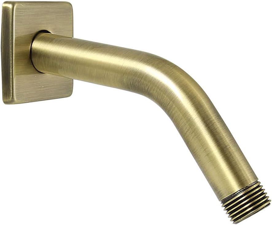 Kingston Brass K412K5 7-Inch Shower Arm with Square Flange in Oil Rubbed Bronze