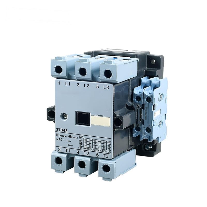 Contacteur AC 220V 75A gérant 37kW avec contacts auxiliaires synchro 2NO 2NF
