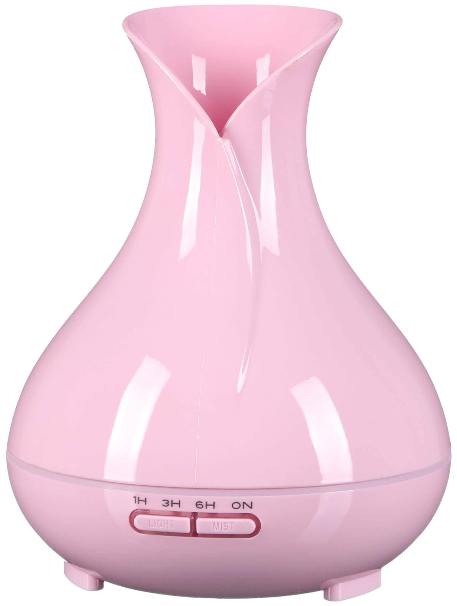 Vulcan Difusor Aroma Madera Rosa 350ml Humidificador Ultrasónico para Humidificación y Fragancia de Hogar, Dormitorio, Oficina Aromaterapia para Aceites Esenciales