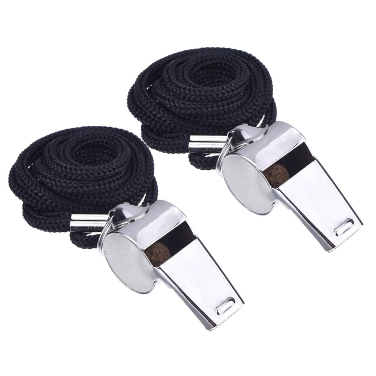 Mikinona 12Pcs Referee Whistles with Lanyard Durable Whistles for Athletes Football Basketball Lifeguard Emergency Situations Design