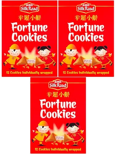 Silk Road Galletas de la Fortuna - Mensajes en Español y más Idiomas - Pack Laborawi (Triple)