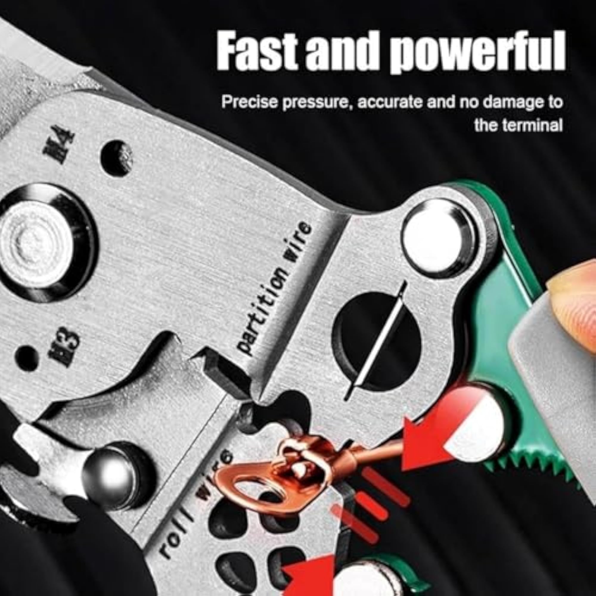 All-in-1 Multifunction Stainless Steel Wire Stripper Tool
