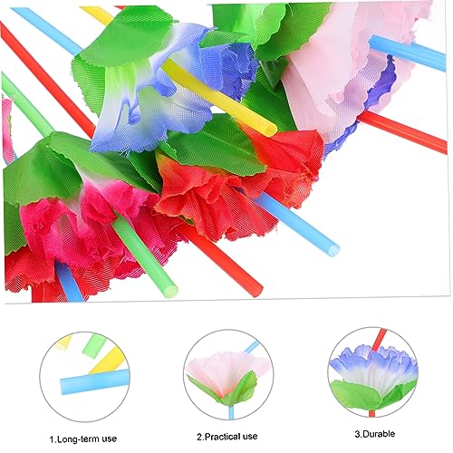 100 pitillos desechables coloridos para fiesta miniatura 7