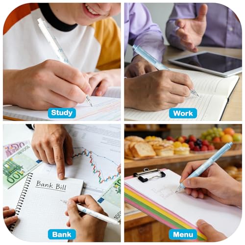 Set de 4 bolígrafos retráctiles Ponhey tinta negra 0.5 mm miniatura 7