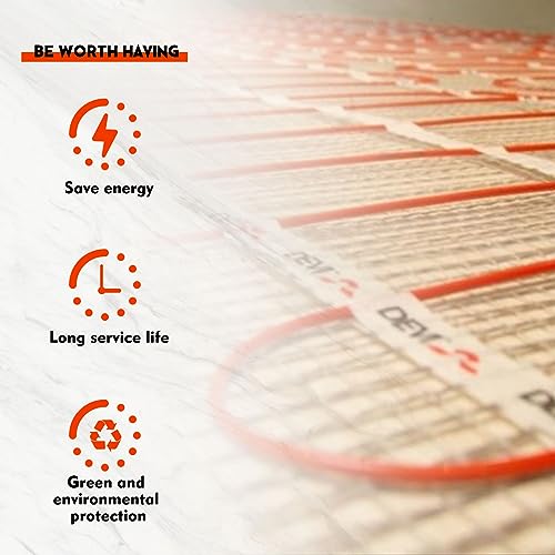 Gccsj 176556 65 Sqft Heating Mat, 720W 120V Electric Radiant Floor Heating System thumb #2