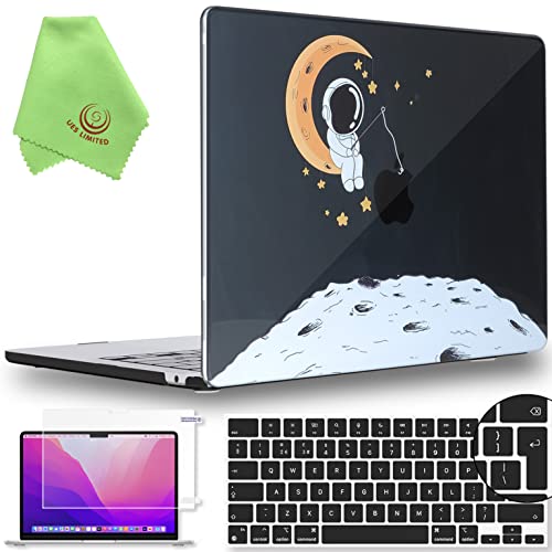 UESWILL Compatible with 2022-2026 MacBook Air 13 inch M5 M4 M3 M2 Case A3449 A3240 A3113 A2681