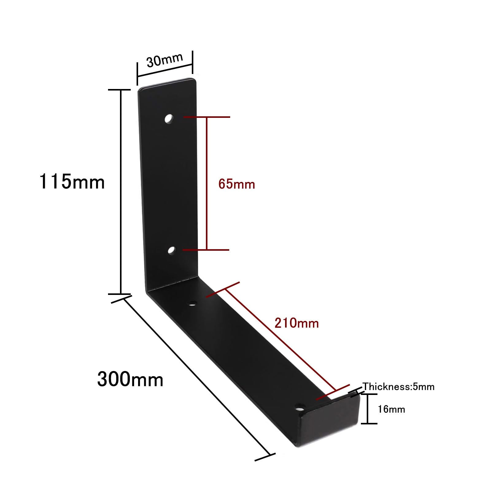 Staffe per mensole resistenti, staffe angolari ad angolo retto per decorazione da parete, supporto per mensole galleggianti industriali, staffe di fissaggio per cucina