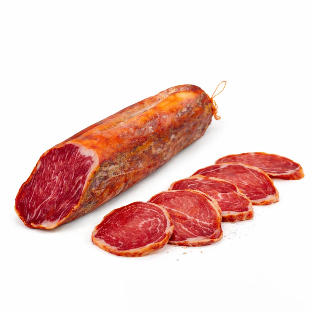PACK 2 - OVICAP Lomo de Cerdo Negro Curado 1k Aprox. | Embutido Gourmet Artesanal | Curación Lenta Tradicional | Producto de Extremadura | Ideal para Tapas y Aperitivos