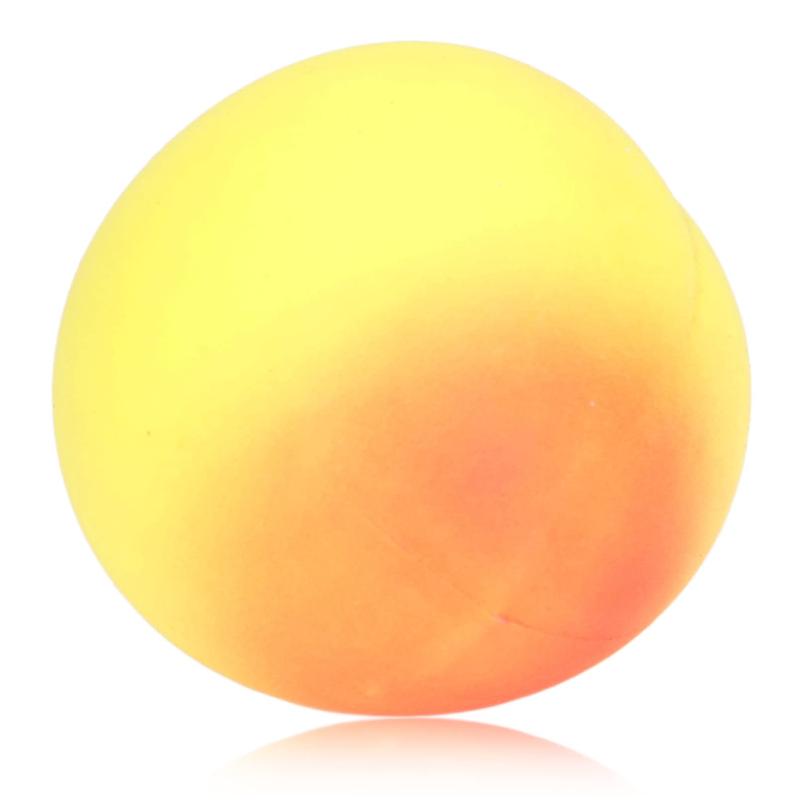 Haofy Peach StressBall, Elastic Squeeze Ball for Adults, Relieve Anxiety and Stiffness, Promote, Fun Stress Relief Toy for Home (Yellow)