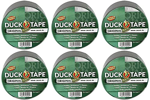 Duck Tape Original Silver, 50 mm x 50 m, Pack of 6