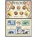 American Coin Treasures Civil War Coin and Stamp Collection, 6 x 4