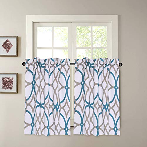 H.VERSAILTEX Blackout Kitchen Curtains Energy Saving Ultra Soft Kitchen Half