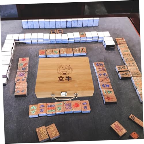 Caja de madera con bisagras y cierre 9" x 7" miniatura 6