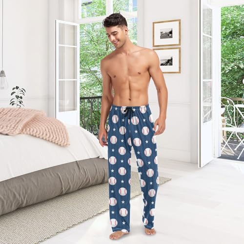 Baseball Sport Stars Mens Pajama Pants Lounge Bottoms Soft Sleep Pants L2