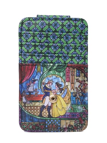 Image of Disney Card Holder Women Slim Wallet Belle Beauty and Beast