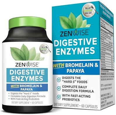 Zenwise Health Digestive Enzymes with Bromelain & Papaya - Multi ...