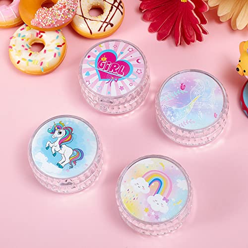 Lewtemi OB-220531-A 4 Pack Yo Yo For Kids Led Light Up Yoyo Beginner Responsive Ball Toys Unicorn Yoyo Pink Yoyo Rainbow Yoyo thumb #4
