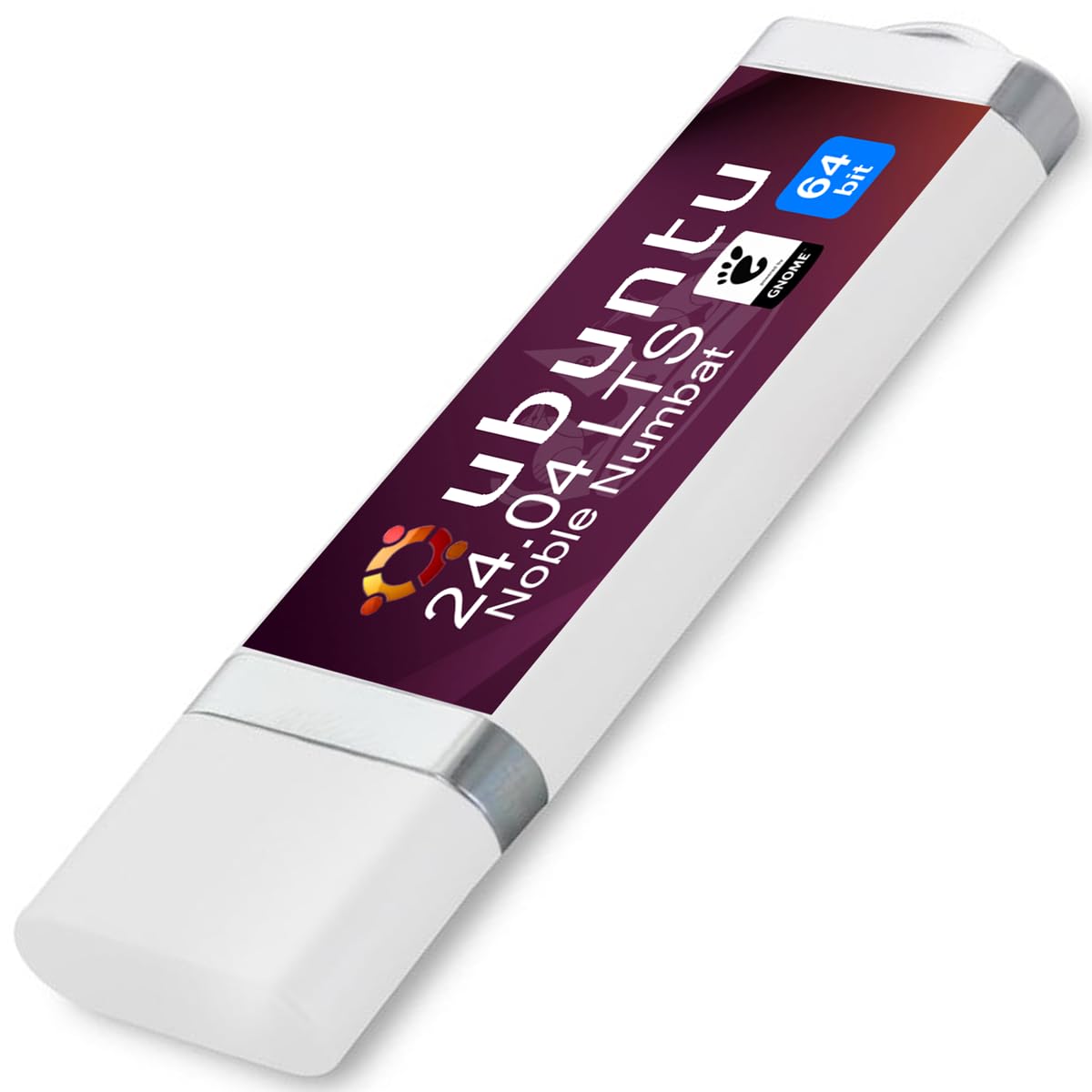USB-Stick mit Ubuntu Linux 24.04 "Noble Numbat" LTS (64 Bit) Betriebssystem
