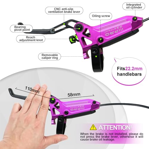 IIIPRO R3X4 4-Piston Hydraulic (Purple)