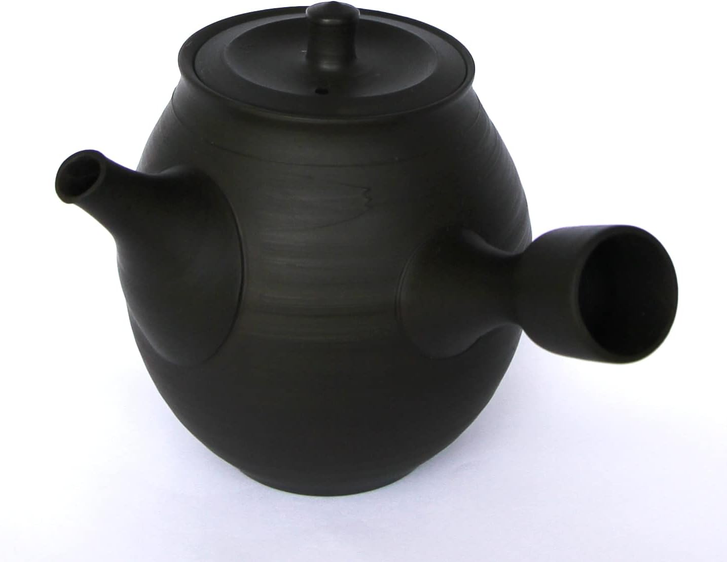 Tokoname Yaki Handcrafted Black Teapot Kyusu 340ml/ 11.5