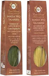 Kit 2 Talharim Grão de Bico Ceres: Tradicional, Espinafre