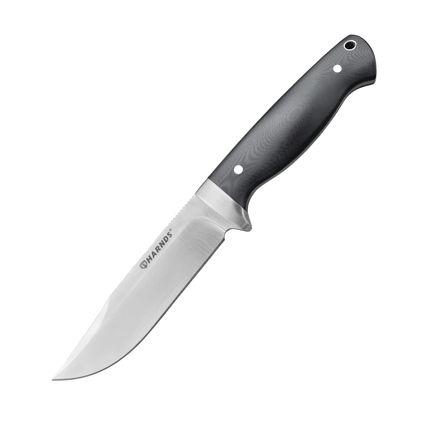 Harnds Defender D2-Stahl Full-Tang Feststehendes Messer Jagdmesser für Camping Outdoor Bushcraft Survival Feststehende Klinge Messer (G10 Griff + Kydex Scheid)