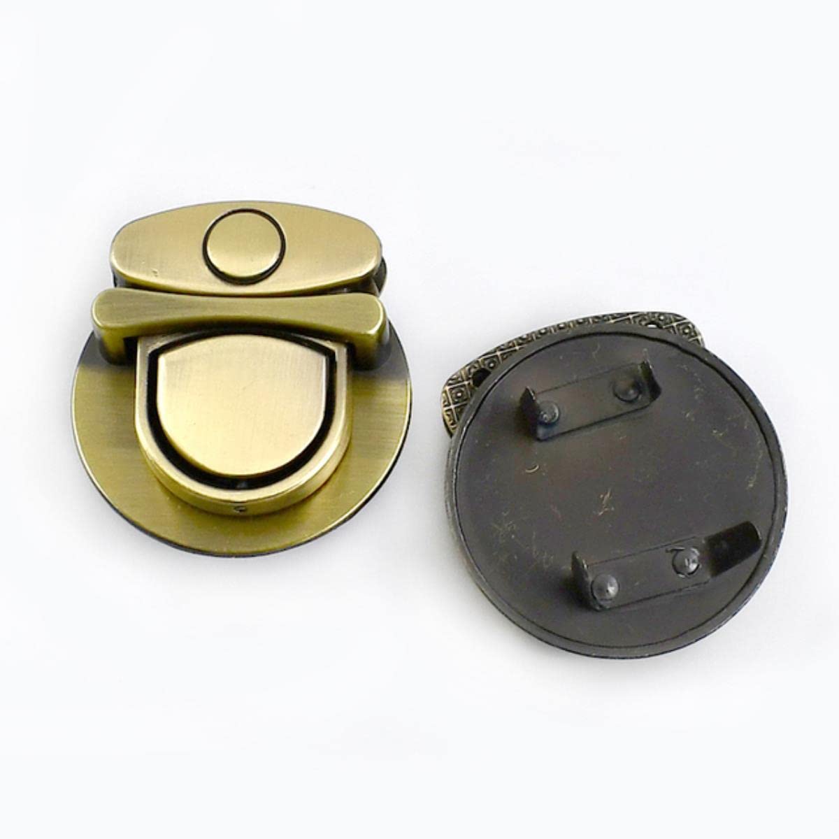 1/2 Pezzi Borsa Da Donna Fibbia In Metallo Borsa Twist Turn - Foto 8