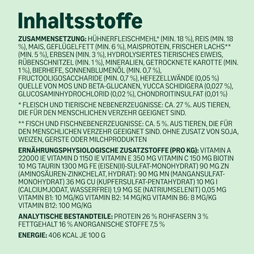 by Amazon Komplett Trockenfutter für ausgewachsene (Adult) Hunde, Lachs und Reis, 5 kg (1er Pack)(Zuvor eine Marke von Lifelong, gleiches Produkt)