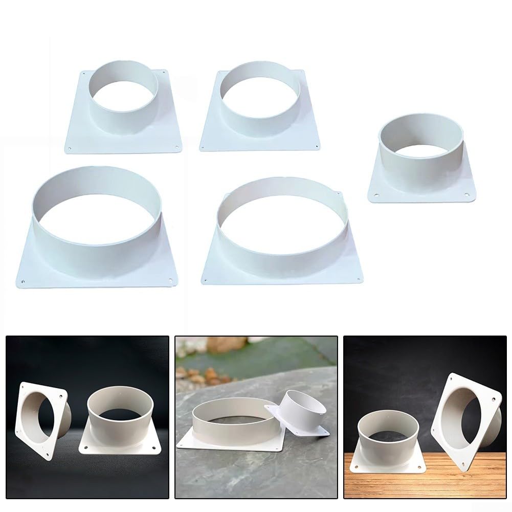 100 mm/150 mm/200 mm/250 mm/300 mm Kanalverbinderflansch Innen- und Außenbereich Lüftungskanal-Verbindungsflansch für Heizung/Kühlung (150 mm)