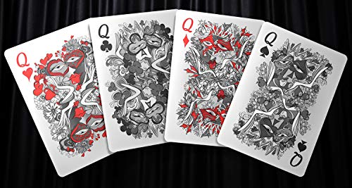 Baraja Masquerade Edición Black Box con Arte Personalizado miniatura 5