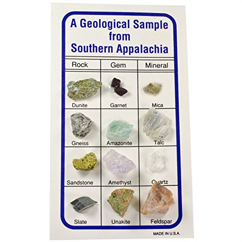Fantasia Collection: A Geological Sampling from Southern Appalachia on an Identification Card - Set #14