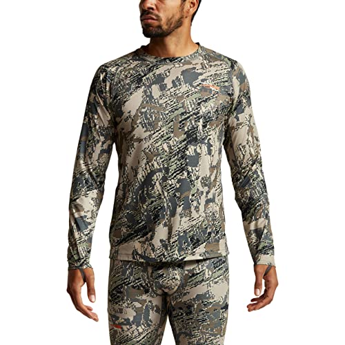 SITKA Core Lightweight Crew Long Sleeve - Lightweight Base Layer Hunting Shirt for Men