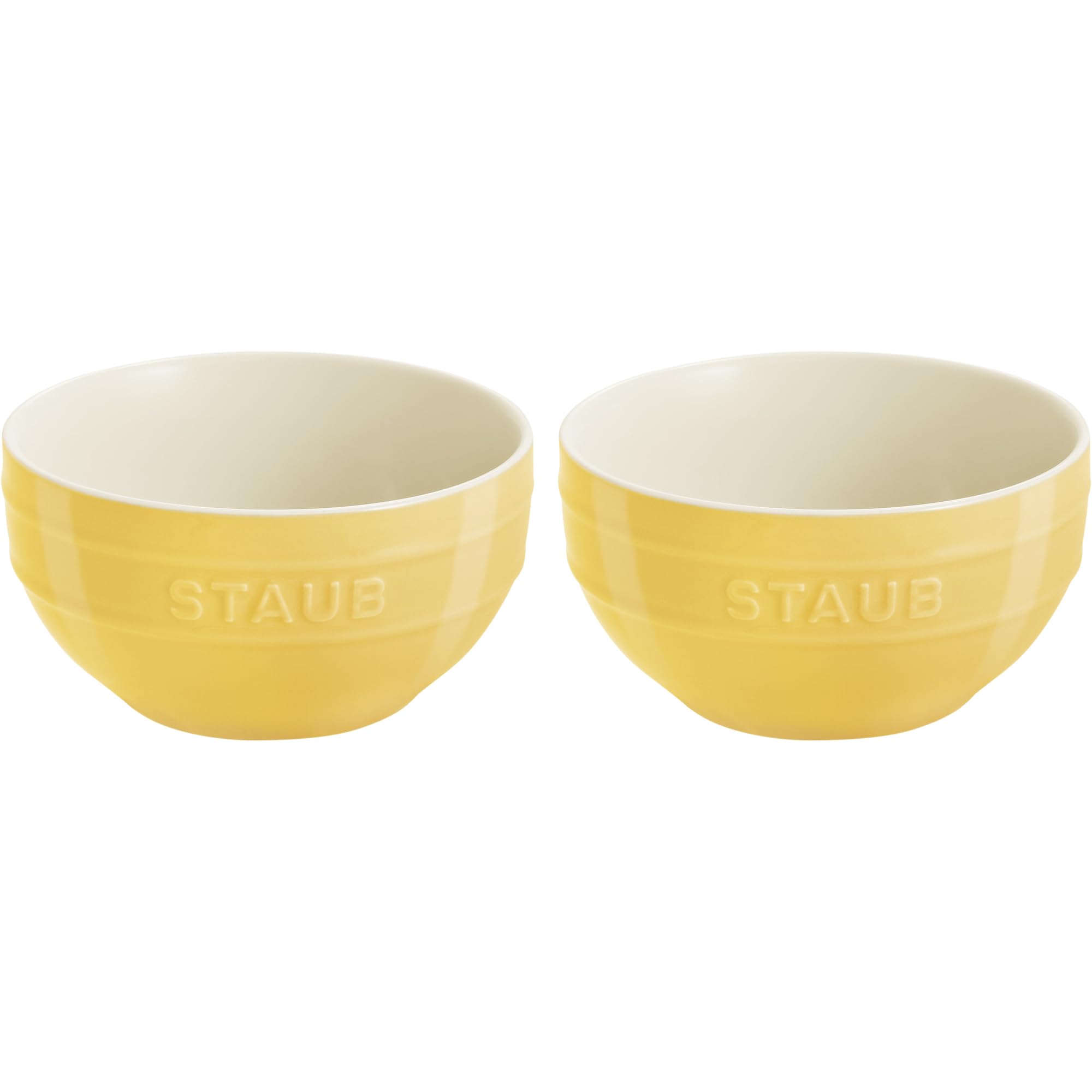 STAUB Lot de 2 ramequins universels en céramique Citron